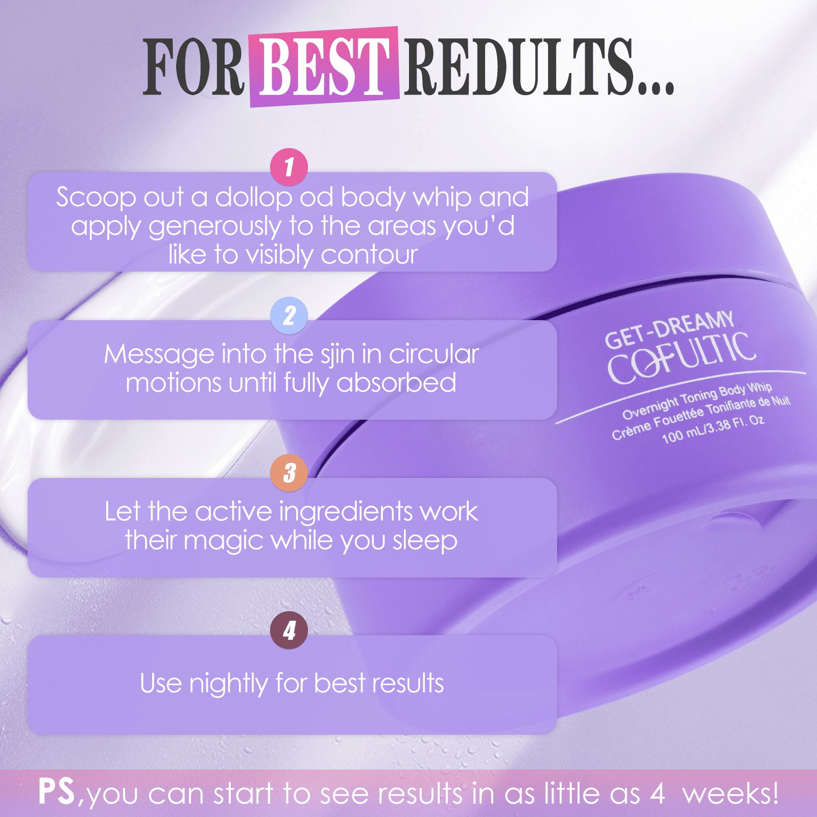 Cofultic Night Sleep Tightening Cream Flat Wrinkles - Image 5